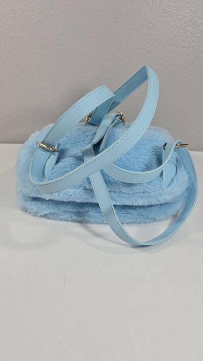 Care Bears Skinny Dip Blue Plush Furry Cosplay Mini Backpack Excellent main image 2